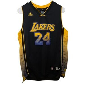 Adidas Kobe Bryant #24 Lakers Jersey Youth Large Black NBA Basketball